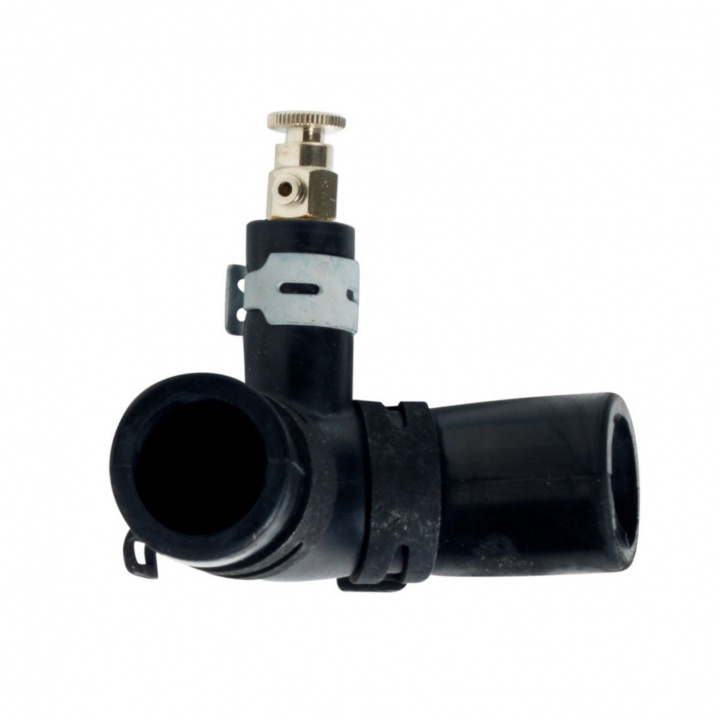 Gummivinkel Med Luftskruv Och Klammer i gruppen Husvagn & Husbil / Värme, Kyla & Ventilation / Alde / Installationsmaterial hos Campingvaruhuset i Norden AB (83640)