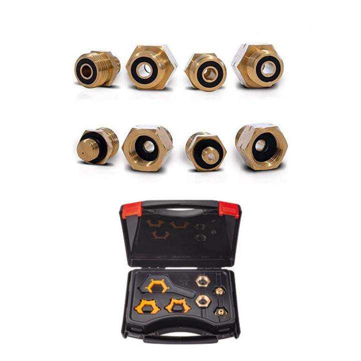 Europa Gasadapterset i gruppen Husvagn & Husbil / Gasol & Tillbehör / Gasolkopplingar hos Campingvaruhuset i Norden AB (83722)