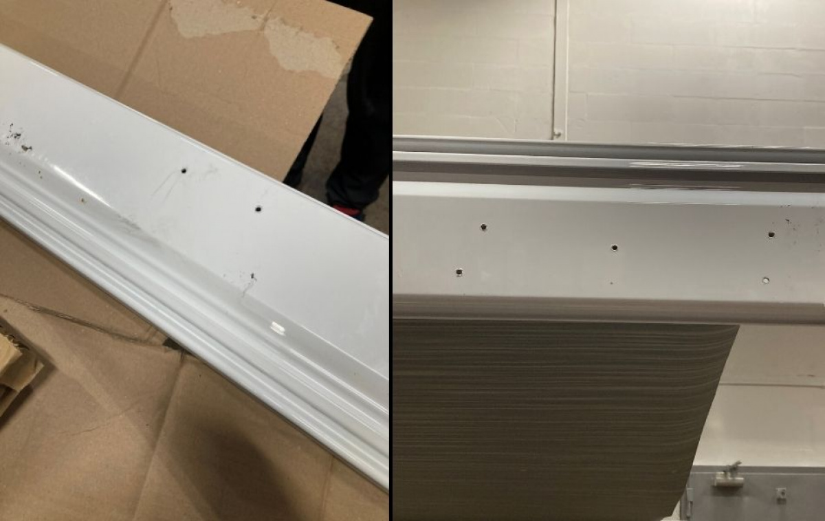 Thule Omnistor 5200 Vit Box (31 Mystic Grå, 402 x 250 cm) - Begagnad i gruppen Fyndhörnan / Begagnat hos Campingvaruhuset i Norden AB (83735)