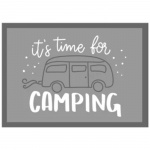 Dörrmatta It´s Time For Camping Grå