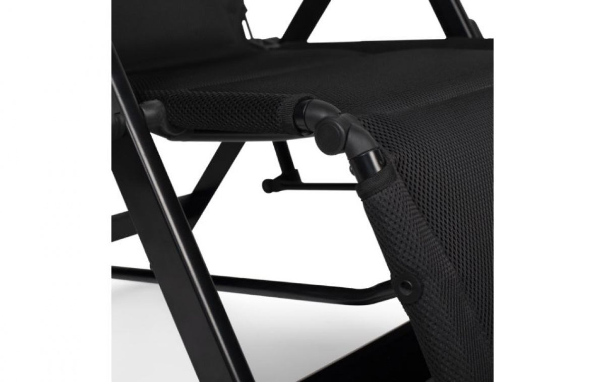 Dometic Solstol Gardina Svart i gruppen Campingmöbler / Campingstolar / Övriga Stolar hos Campingvaruhuset i Norden AB (83895)