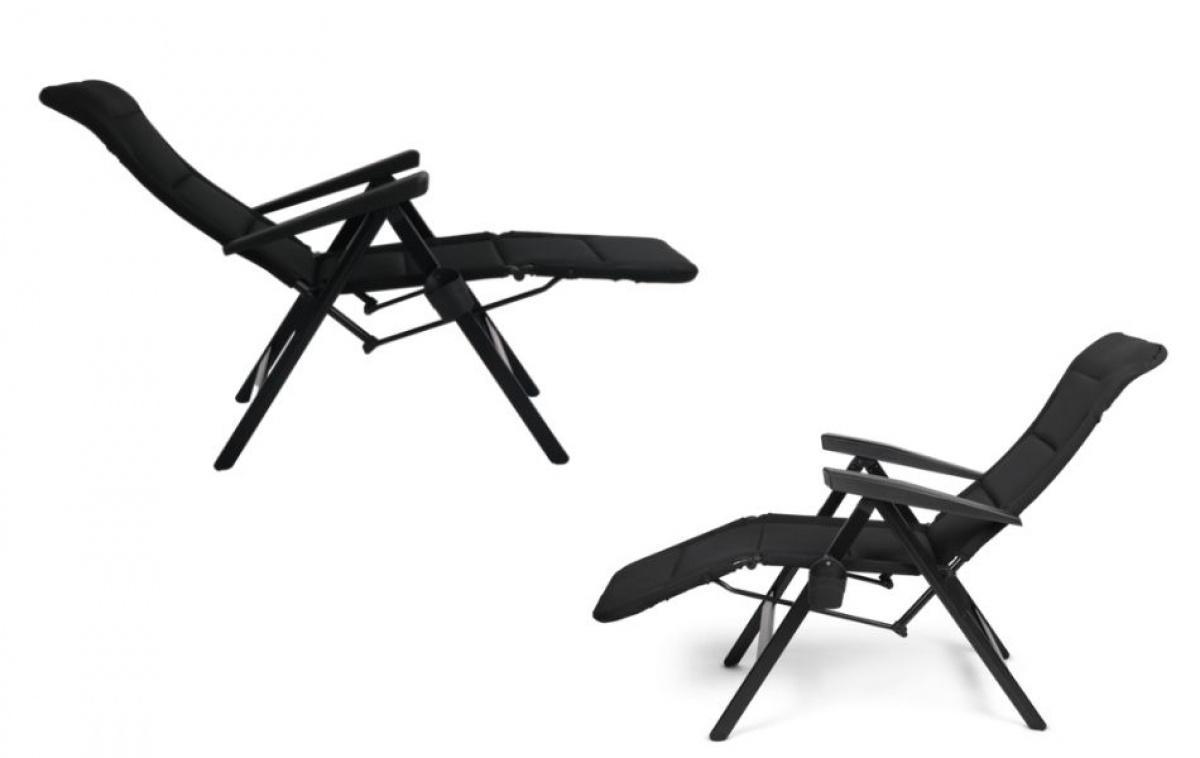 Dometic Solstol Gardina Svart i gruppen Campingmöbler / Campingstolar / Övriga Stolar hos Campingvaruhuset i Norden AB (83895)