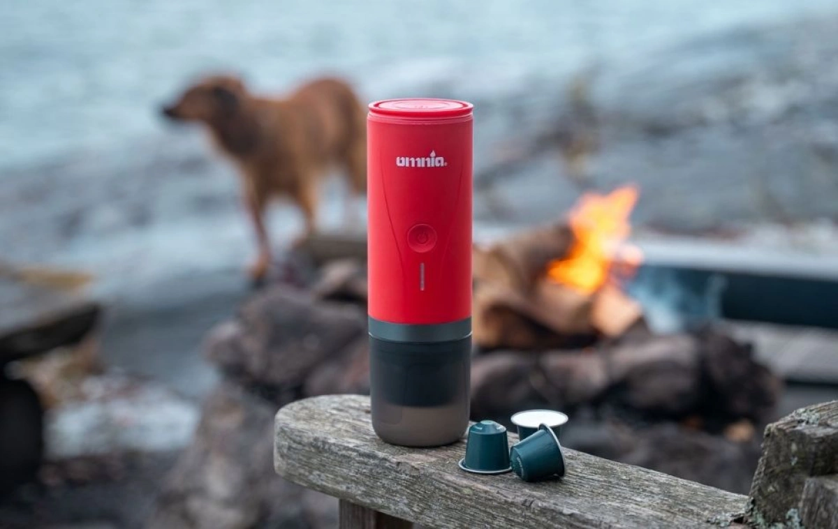 Omnia Espressomaskin On The Go i gruppen Hushåll & Kök / Köksapparater / Kaffe-/vattenkokare hos Campingvaruhuset i Norden AB (83980)