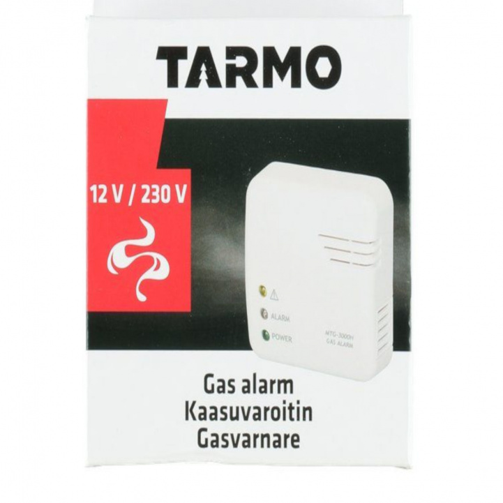 Tarmo Gaslarm 12/230v i gruppen Övrigt / Säkerhet / Gasol & Narkoslarm hos Campingvaruhuset i Norden AB (83984)