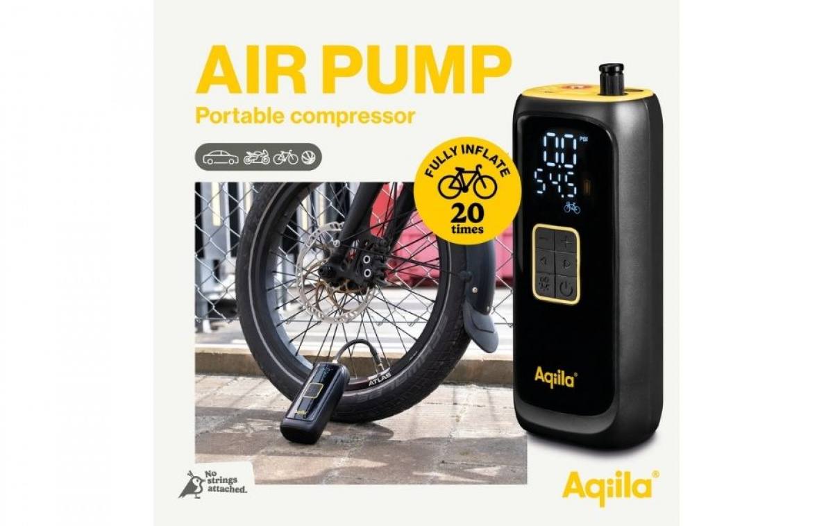 Aqiila Airbird C4 Portabel Kompressor 4000mAh Svart i gruppen Övrigt / För Bilen hos Campingvaruhuset i Norden AB (83992)