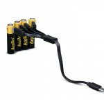 Aqiila Uppladdningsbara AAA-Batterier USB-C 4p