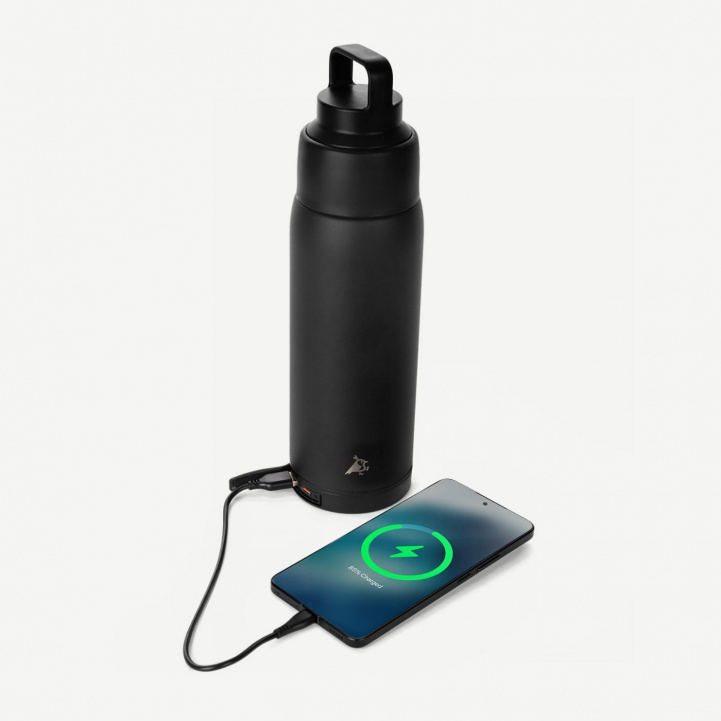 Aqiila Powerbottle 2-i-1 Flaska Och Powerbank i gruppen Husvagn & Husbil / Elektronik / Smarta Hjälpmedel hos Campingvaruhuset i Norden AB (84008)