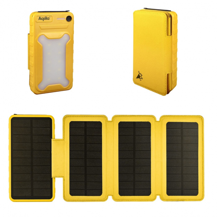 Aqiila Powerbird 2in1 Powerbank & Solpanel BS10 i gruppen Husvagn & Husbil / Elektronik / Solpaneler hos Campingvaruhuset i Norden AB (84018)