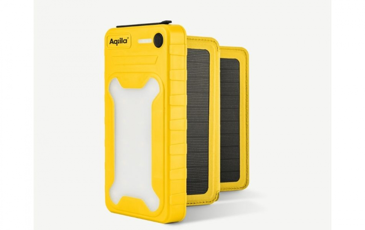Aqiila Powerbird 2in1 Powerbank & Solpanel BS10 i gruppen Husvagn & Husbil / Elektronik / Solpaneler hos Campingvaruhuset i Norden AB (84018)
