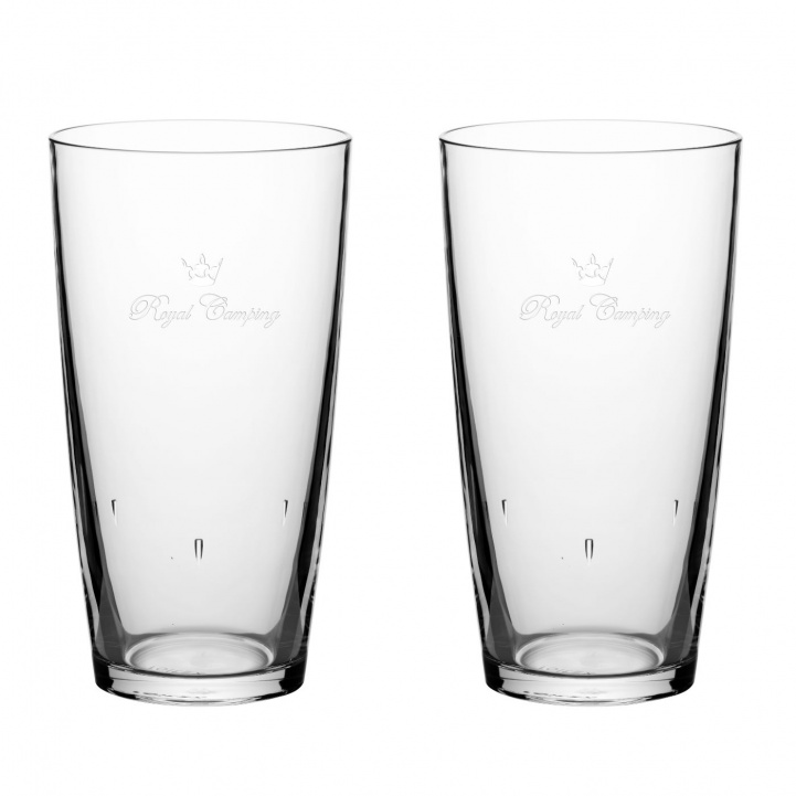 Royal Camping Ölglas Tritan 58cl 2-Pack i gruppen Hushåll & Kök / Servering / Glas & Muggar / Ölglas hos Campingvaruhuset i Norden AB (84078)