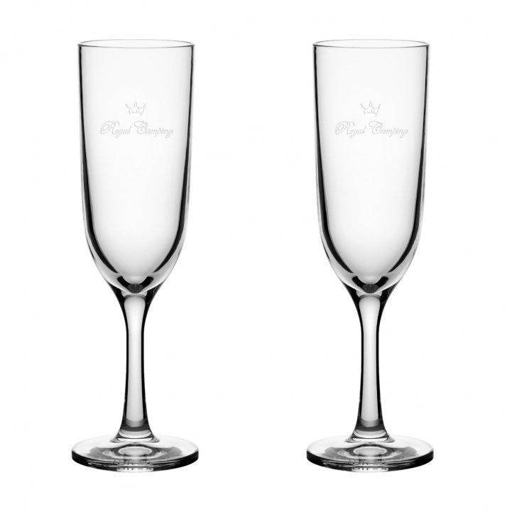 Royal Camping Champangeglas Tritan 17cl 2-Pack i gruppen Hushåll & Kök / Servering / Glas & Muggar / Champagneglas hos Campingvaruhuset i Norden AB (84080)