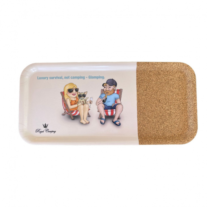 Royal Camping Combi-Bricka Vacation 32x15cm i gruppen Hushåll & Kök / Servering / Brickor hos Campingvaruhuset i Norden AB (84086)