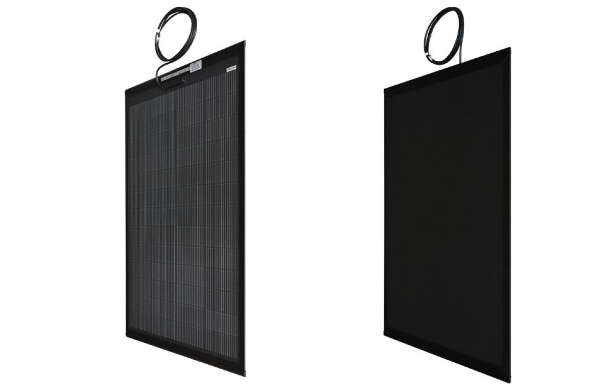 GoCamp Solpanel Premium Shingled Svart 200W i gruppen Husvagn & Husbil / Elektronik / Solpaneler hos Campingvaruhuset i Norden AB (84089)