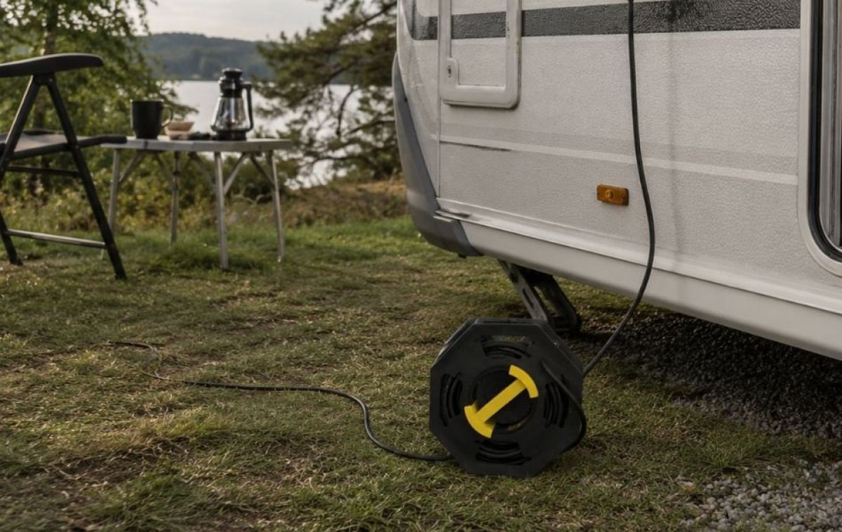 Campmaster Kabelrulle Tom i gruppen Husvagn & Husbil / Elektronik / Anslutningskablar hos Campingvaruhuset i Norden AB (84170)