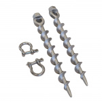 Campmaster Markskruv 30cm Aluminium 2-Pack