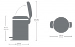 Brabantia Pedalhink 3L