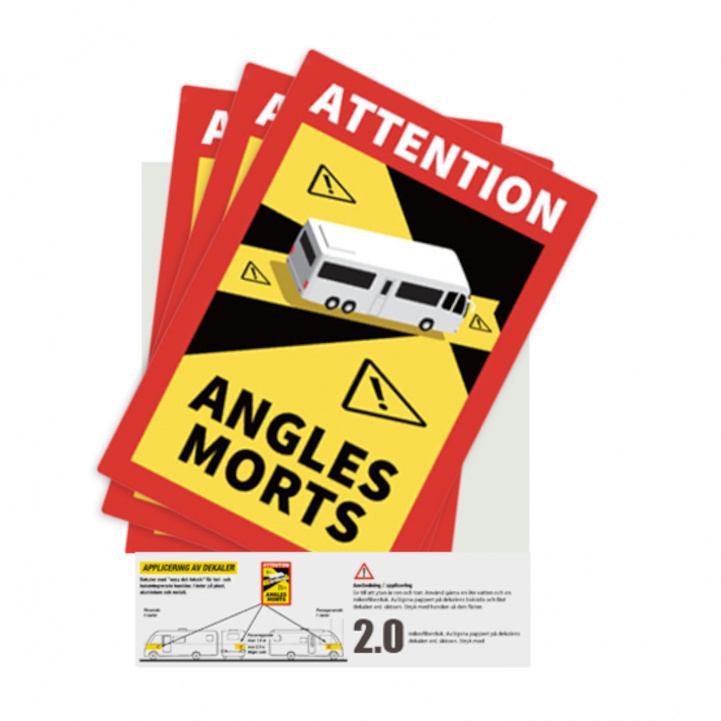 Angle Morts Super Octo 3-Pack i gruppen Husvagn & Husbil / Chassi / Övrigt hos Campingvaruhuset i Norden AB (84524)