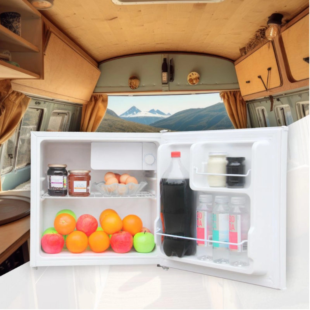 Manta Kylskåp 46L 230v Vit i gruppen Husvagn & Husbil / Värme, Kyla & Ventilation / Kylskåp & Kylboxar / Övriga Kylskåp/Frysar hos Campingvaruhuset i Norden AB (84598)