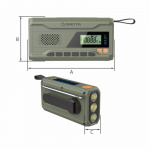 Manta Dynamo Vevradio Solcellspowerbank