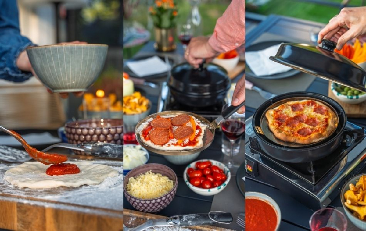 Omnia Stovetop Pizza Ugn i gruppen Hushåll & Kök / Kökstillbehör / Köksredskap hos Campingvaruhuset i Norden AB (84740)