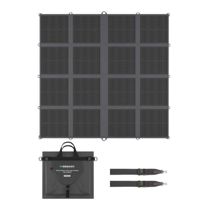 Renogy Portabel Vikbar Solpanel 400W i gruppen Husvagn & Husbil / Elektronik / Solpaneler hos Campingvaruhuset i Norden AB (84908)