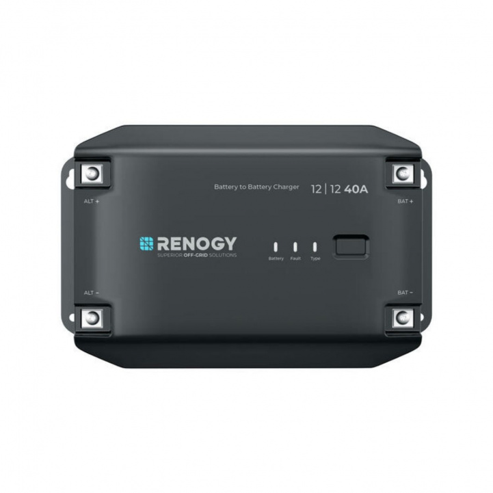 Renogy DC/DC Laddare 40A Bluetooth i gruppen Husvagn & Husbil / Elektronik / Batterier & Omvandlare / Batteriladdare hos Campingvaruhuset i Norden AB (84911)
