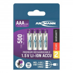 Ansmann Uppladdningsbara Batterier AAA 4-Pack