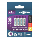 Ansmann Uppladdningsbara Batterier AA 4-Pack