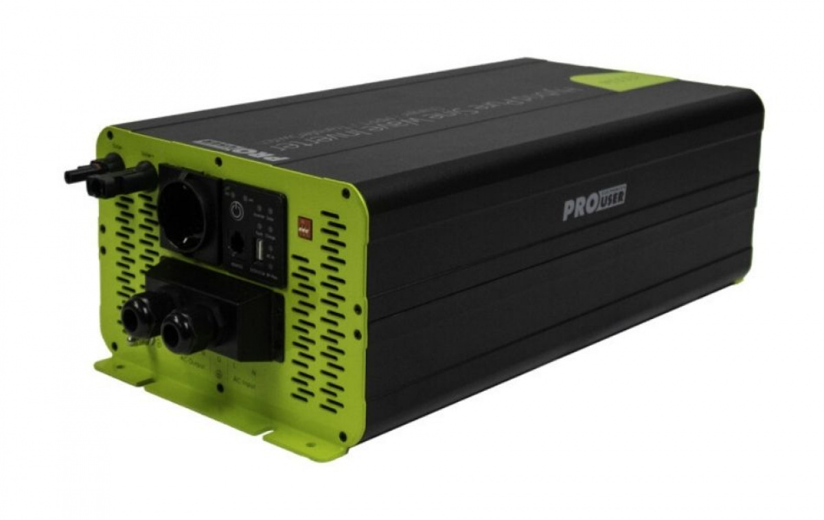 Pro-User PSI1500TX 3in1 Inverter/Laddare/Regulator i gruppen Husvagn & Husbil / Elektronik / Batterier & Omvandlare / Inverter & Omformare / Omvandlare 12V Till 230V hos Campingvaruhuset i Norden AB (85008)