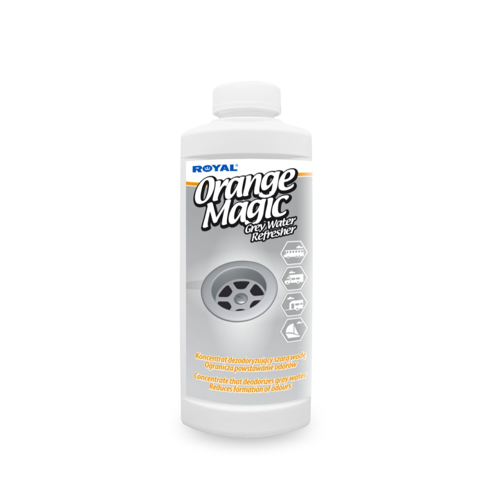 Gråvattenfräschare Citrus 500 ml i gruppen Vatten & Sanitet / Kem & Tillbehör / Toalett/Tank-rengöring & Tillbehör hos Campingvaruhuset i Norden AB (85139)